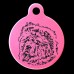 Chow Chow Engraved 31mm Large Round Pet Dog ID Tag